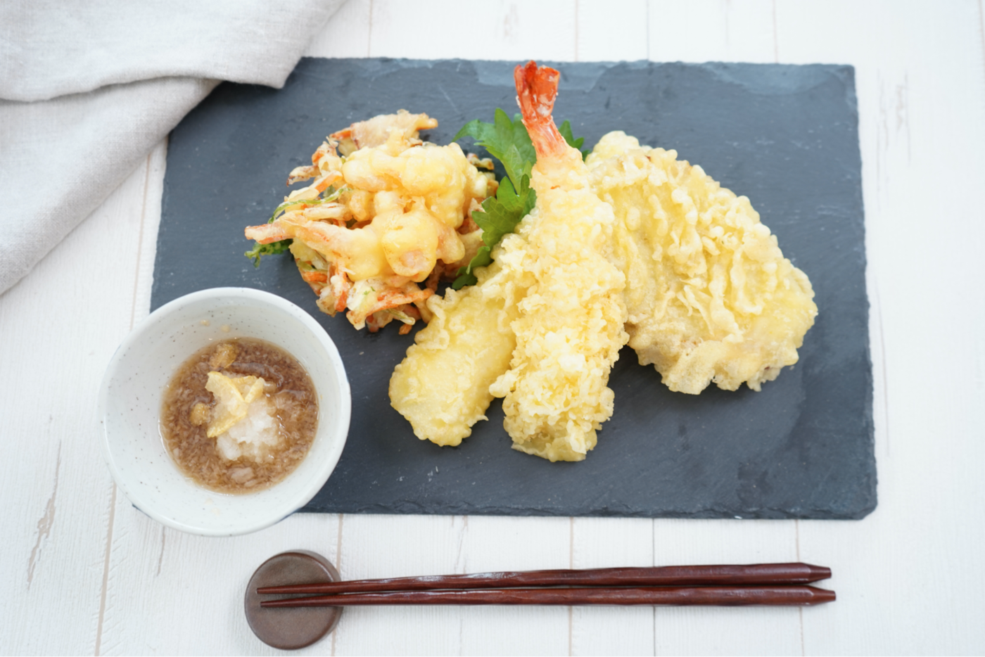 おうちで蕎麦屋風 フードコーディネーターが教える天ぷらの盛り付け方 ファンファン福岡