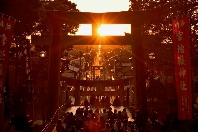 一度は見たい絶景 宮地嶽神社 光の道 チャンスは2月と10月 ファンファン福岡